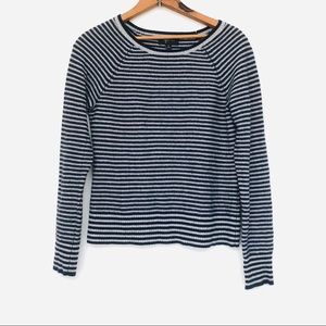 Aqua Cashmere - Striped Cashmere Sweater